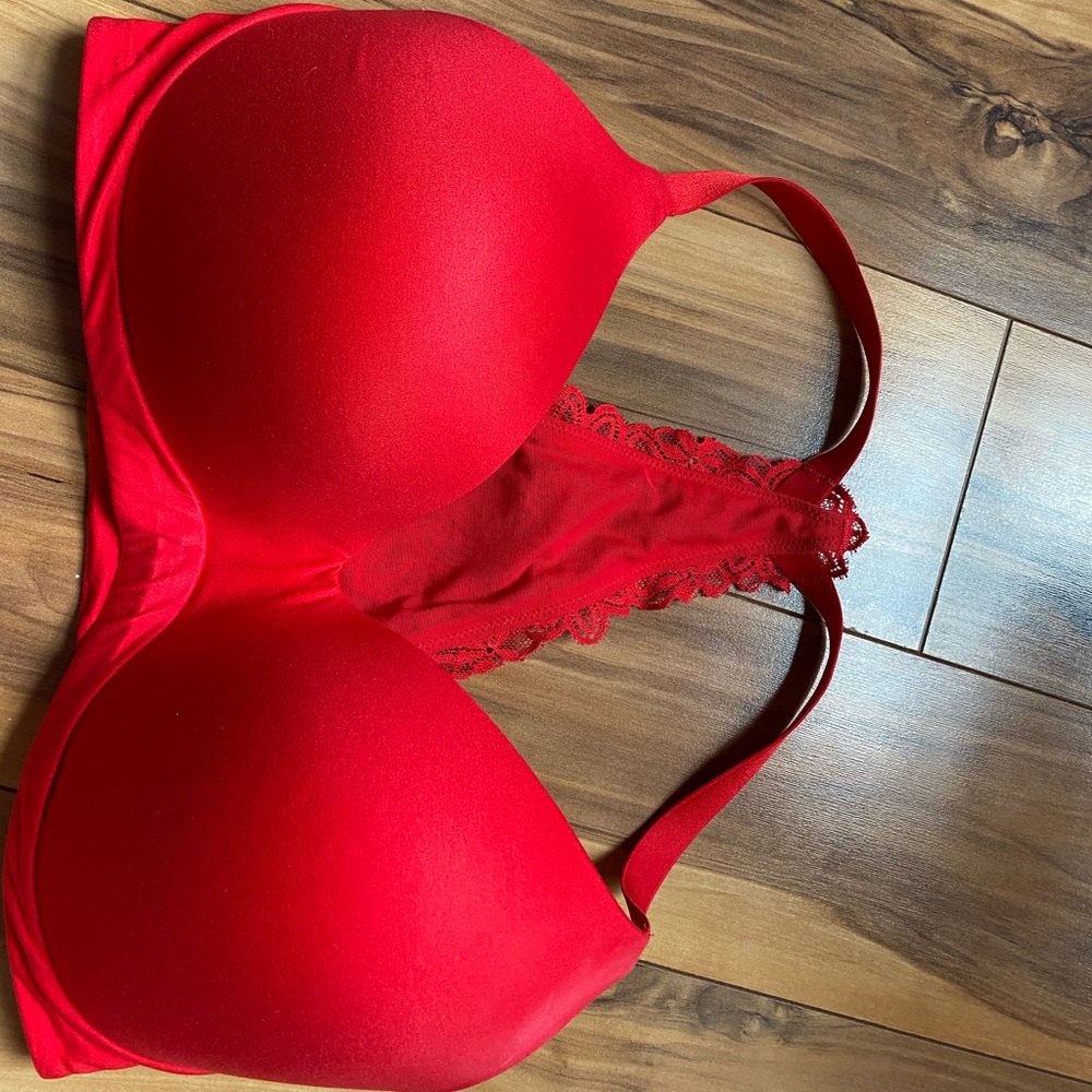 Aerie Red Wireless Bra